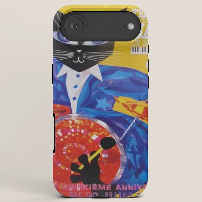 1994 Montreal Jazz Festival Cool Cat Poster No. 3 Gig Advertisement iPhone Case