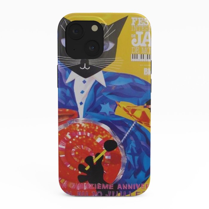 1994 Montreal Jazz Festival Cool Cat Poster No. 3 Gig Advertisement iPhone Case