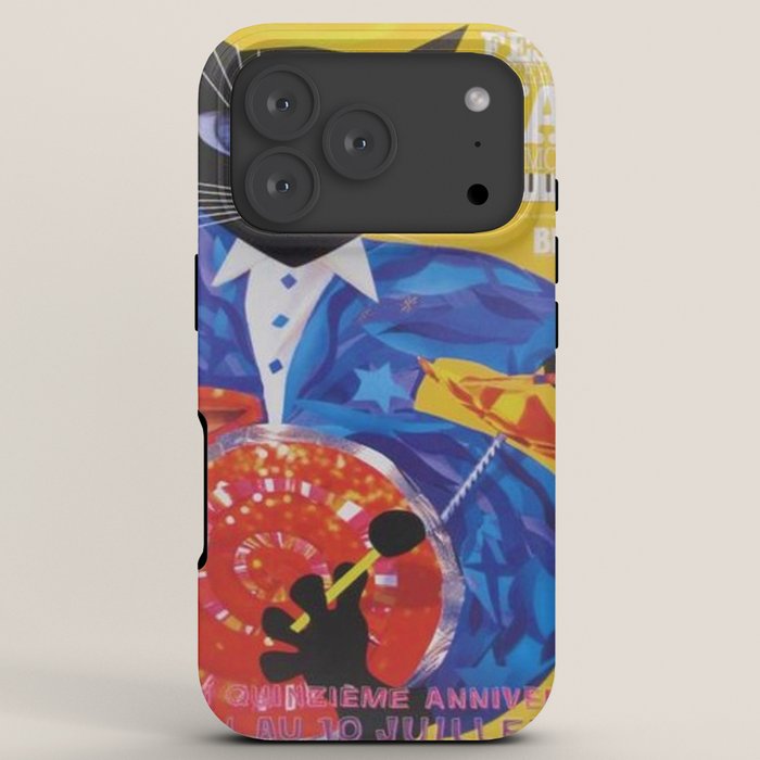 1994 Montreal Jazz Festival Cool Cat Poster No. 3 Gig Advertisement iPhone Case