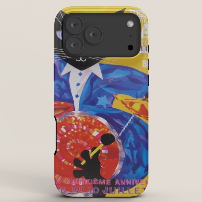 1994 Montreal Jazz Festival Cool Cat Poster No. 3 Gig Advertisement iPhone Case