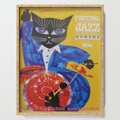 1994 Montreal Jazz Festival Cool Cat Poster No. 3 Gig Advertisement Serving Tray