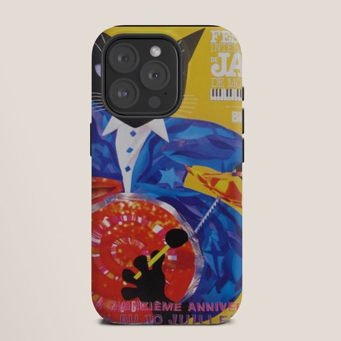 1994 Montreal Jazz Festival Cool Cat Poster No. 3 Gig Advertisement iPhone Case