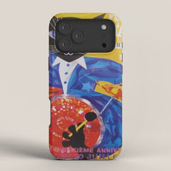 1994 Montreal Jazz Festival Cool Cat Poster No. 3 Gig Advertisement iPhone Case