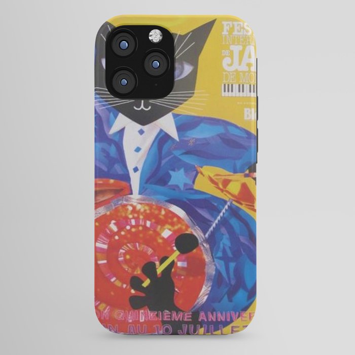 1994 Montreal Jazz Festival Cool Cat Poster No. 3 Gig Advertisement iPhone Case