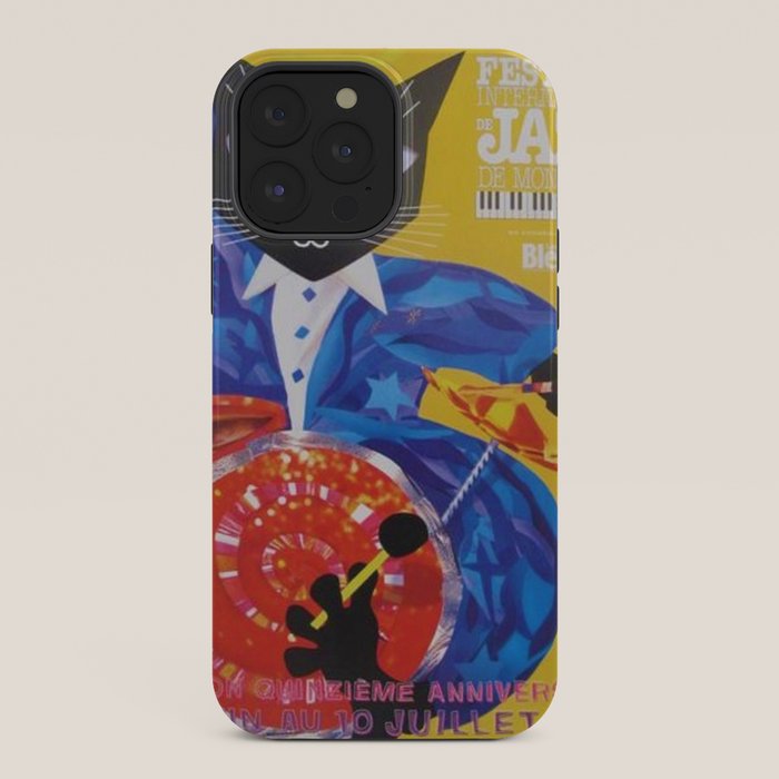 1994 Montreal Jazz Festival Cool Cat Poster No. 3 Gig Advertisement iPhone Case