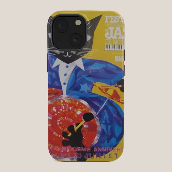 1994 Montreal Jazz Festival Cool Cat Poster No. 3 Gig Advertisement iPhone Case