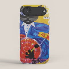 1994 Montreal Jazz Festival Cool Cat Poster No. 3 Gig Advertisement iPhone Case