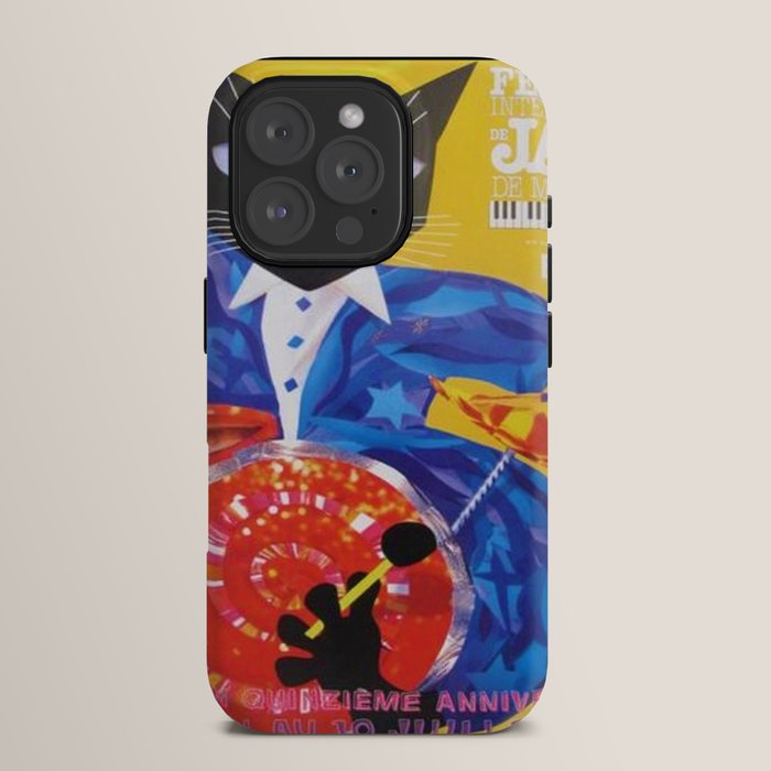 1994 Montreal Jazz Festival Cool Cat Poster No. 3 Gig Advertisement iPhone Case