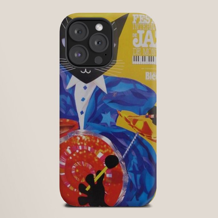 1994 Montreal Jazz Festival Cool Cat Poster No. 3 Gig Advertisement iPhone Case