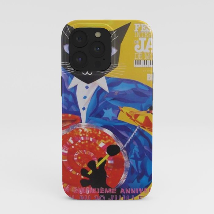 1994 Montreal Jazz Festival Cool Cat Poster No. 3 Gig Advertisement iPhone Case