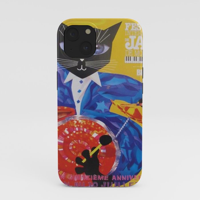 1994 Montreal Jazz Festival Cool Cat Poster No. 3 Gig Advertisement iPhone Case