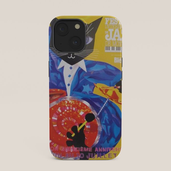 1994 Montreal Jazz Festival Cool Cat Poster No. 3 Gig Advertisement iPhone Case