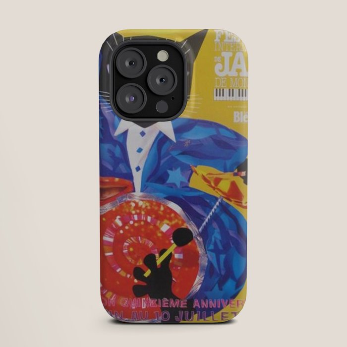 1994 Montreal Jazz Festival Cool Cat Poster No. 3 Gig Advertisement iPhone Case
