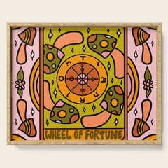 10. Wheel of Fortune Mushroom Serving Tray
