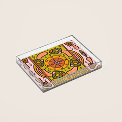 10. Wheel of Fortune Mushroom Acrylic Tray