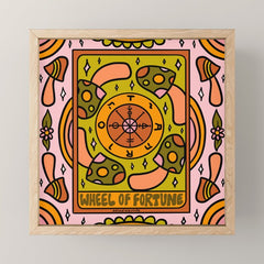 10. Wheel of Fortune Mushroom Mini Art Print