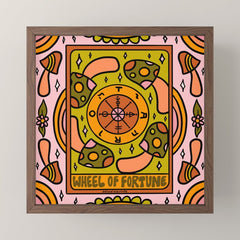 10. Wheel of Fortune Mushroom Mini Art Print