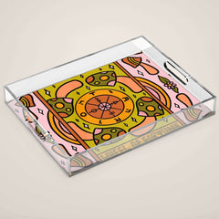 10. Wheel of Fortune Mushroom Acrylic Tray