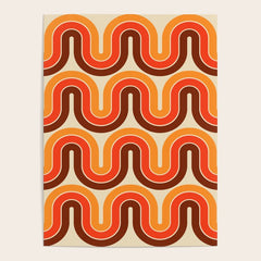 70s Retro Vintage Style 821 Autumn Poster