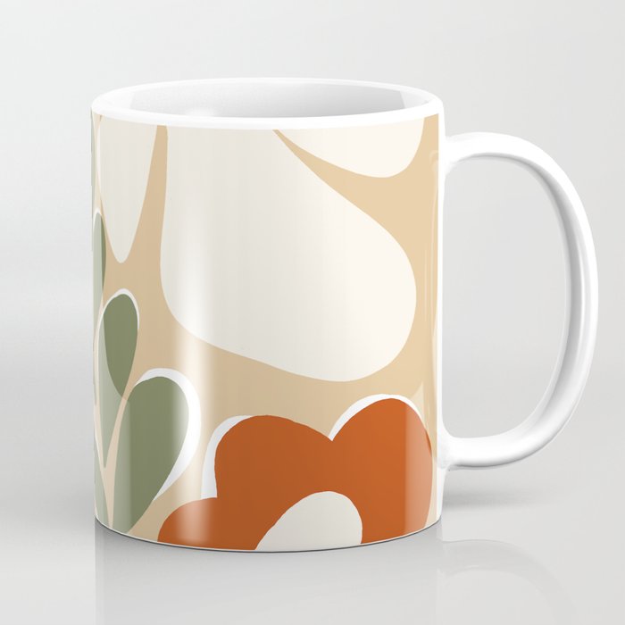 70s boho botanical flowers   Coffee Mug