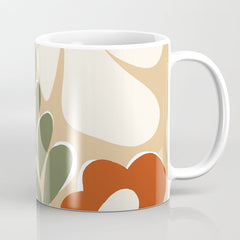 70s boho botanical flowers   Coffee Mug