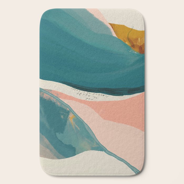 "There Is An Endless Depth To You."  Bath Mat