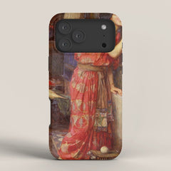 "Thisbe" by John William Waterhouse, 1909 iPhone Case