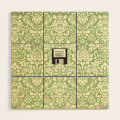 3 1/2 Inch Floppy Disk Wood Wall Art
