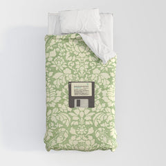 3 1/2 Inch Floppy Disk Duvet Cover
