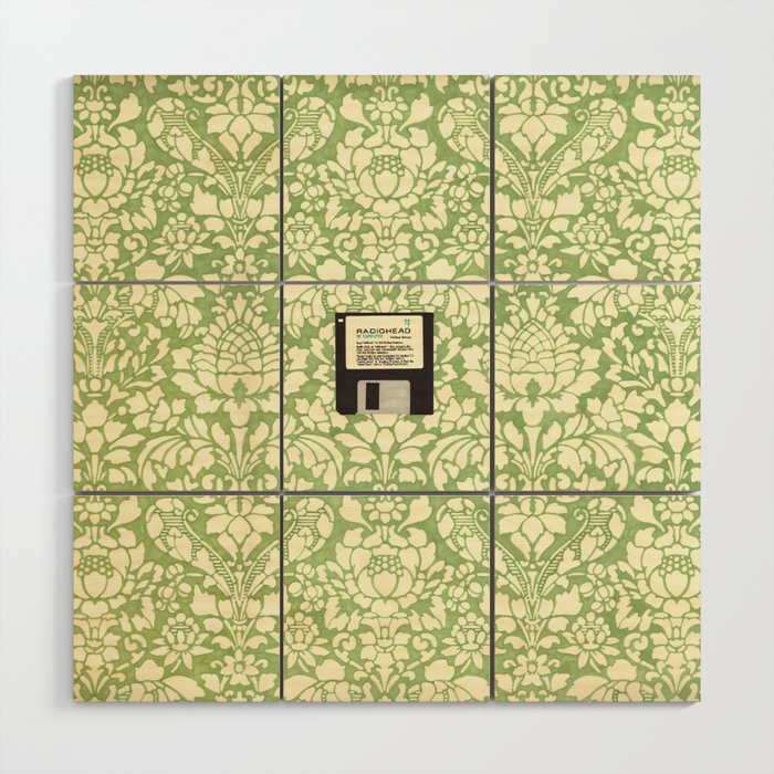3 1/2 Inch Floppy Disk Wood Wall Art