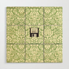 3 1/2 Inch Floppy Disk Wood Wall Art