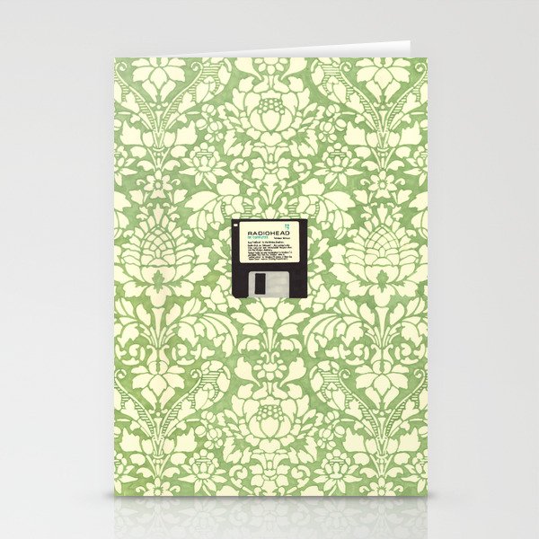 3 1/2 Inch Floppy Disk Stationery Card