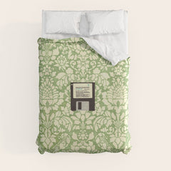 3 1/2 Inch Floppy Disk Duvet Cover