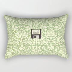 3 1/2 Inch Floppy Disk Rectangular Pillow