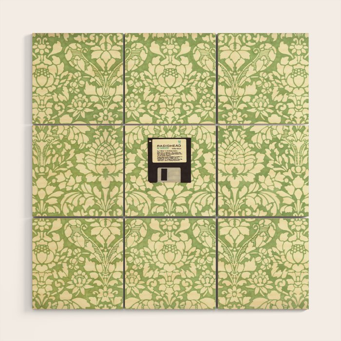 3 1/2 Inch Floppy Disk Wood Wall Art