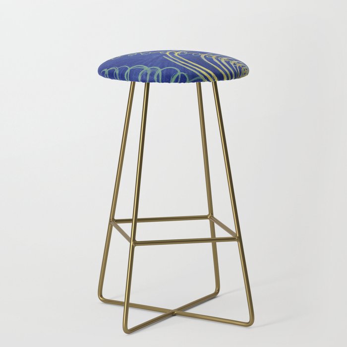 "Primordial Chaos" by Hilma af Klint (1906-1907) Stool