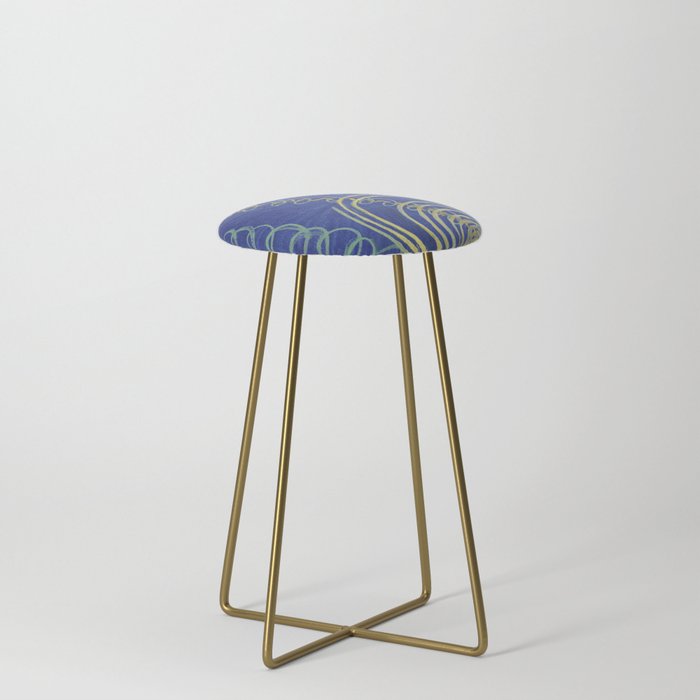 "Primordial Chaos" by Hilma af Klint (1906-1907) Stool
