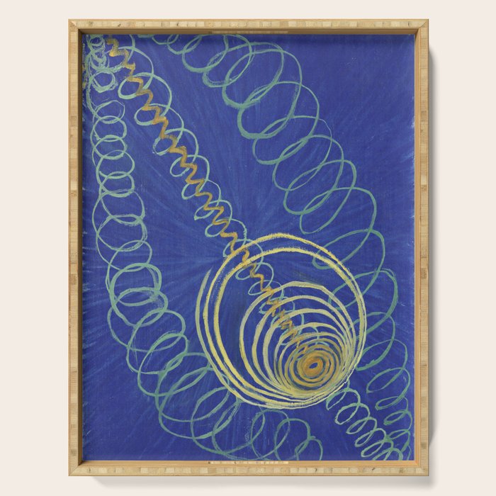 "Primordial Chaos" by Hilma af Klint (1906-1907) Serving Tray