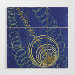 "Primordial Chaos" by Hilma af Klint (1906-1907) Wood Wall Art