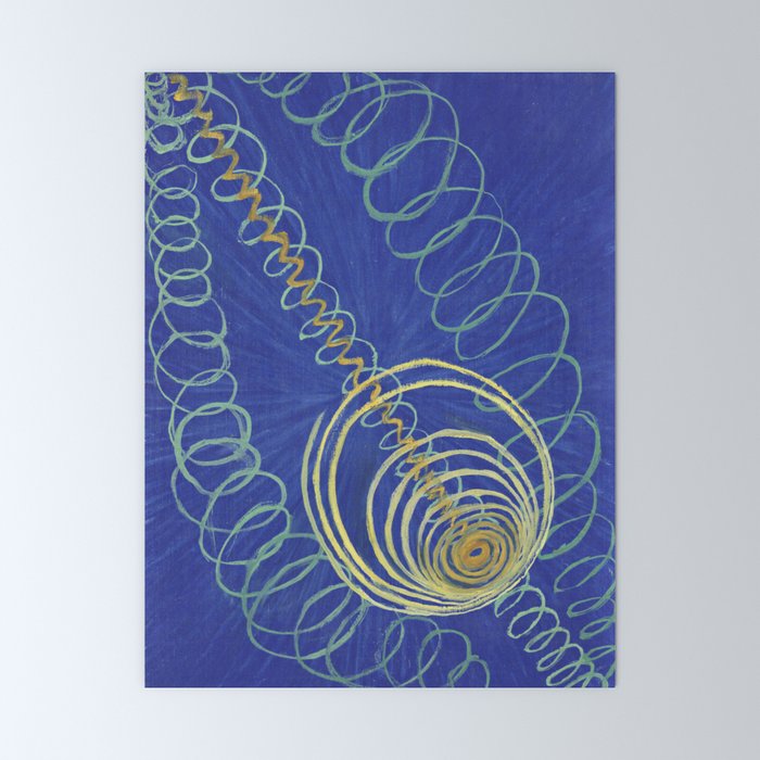 "Primordial Chaos" by Hilma af Klint (1906-1907) Mini Art Print