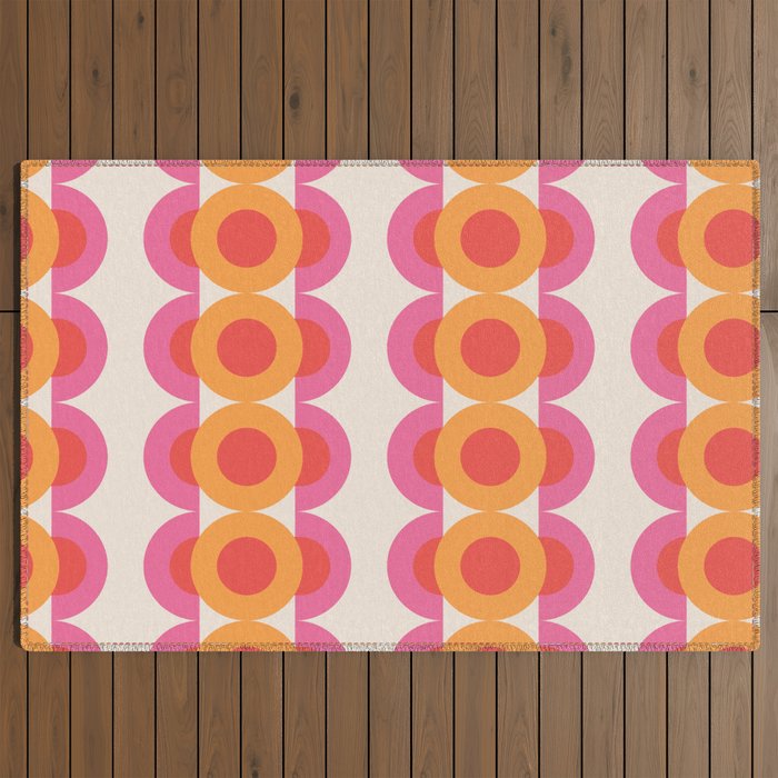 70's pattern no2 Outdoor Rug