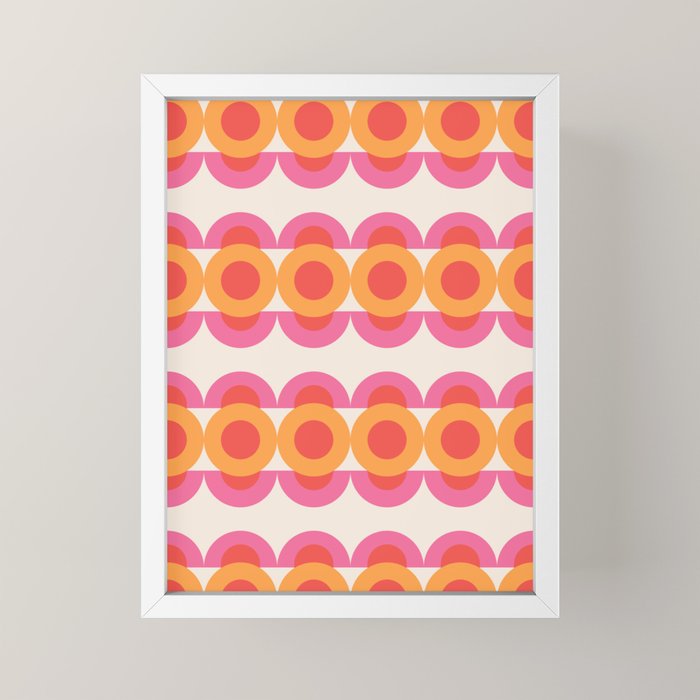 70's pattern no2 Mini Art Print