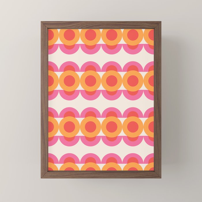 70's pattern no2 Mini Art Print