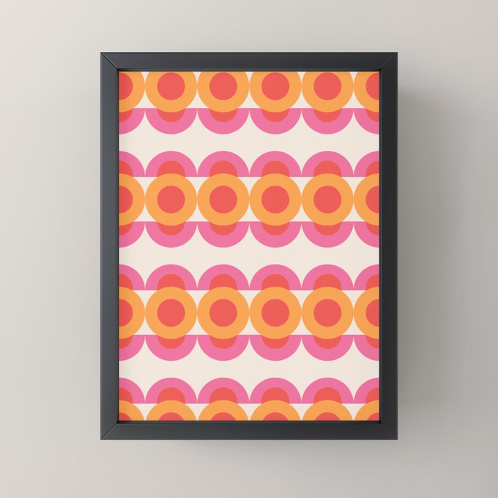 70's pattern no2 Mini Art Print