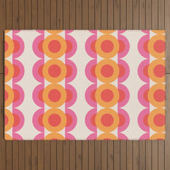 70's pattern no2 Outdoor Rug