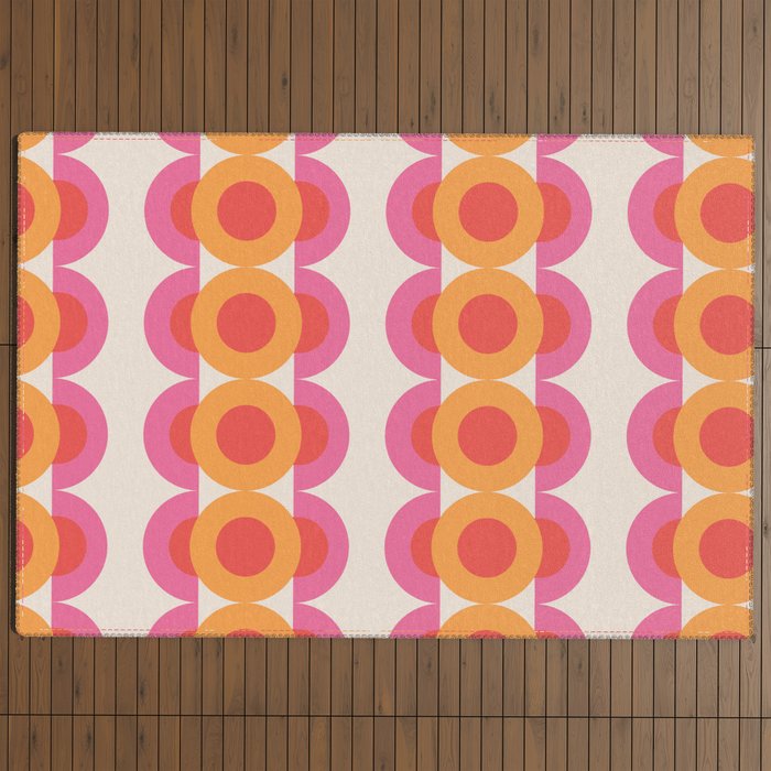 70's pattern no2 Outdoor Rug