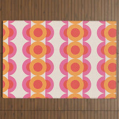 70's pattern no2 Outdoor Rug