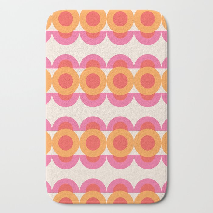 70's pattern no2 Bath Mat