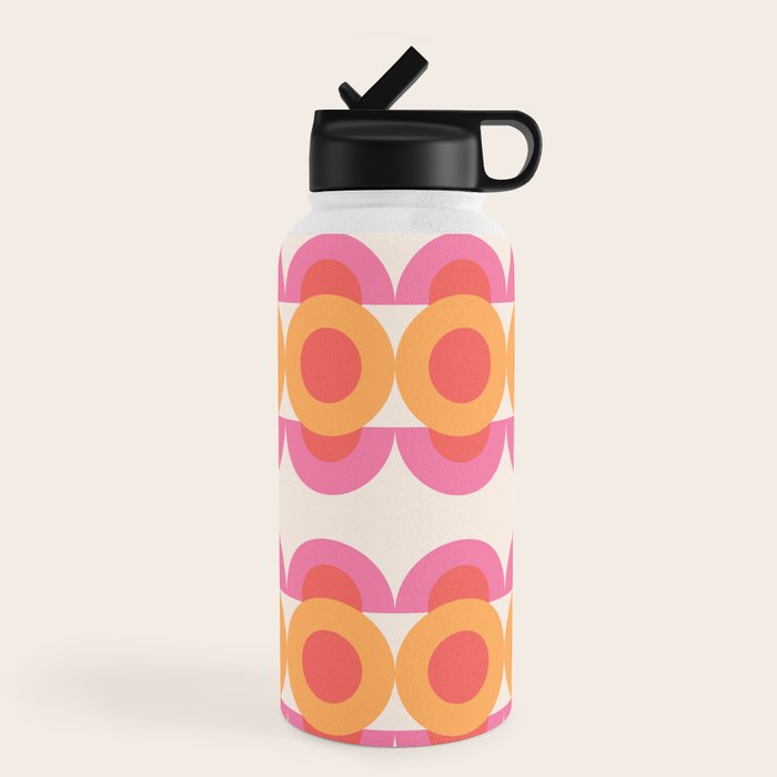 70's pattern no2 Water Bottle