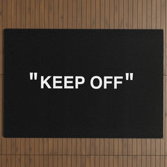"KEEP OFF" Dark Edition Outdoor Rug